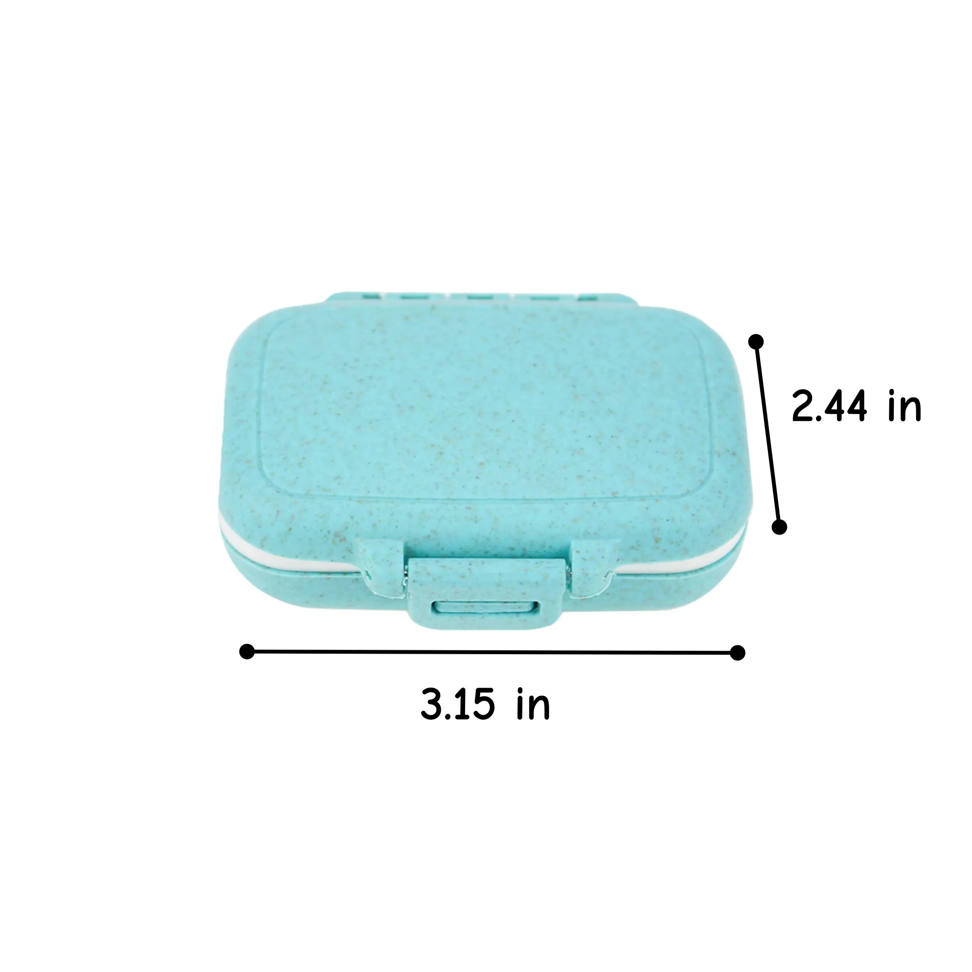 Portable Pill Container Custom Logo Easy Open 3