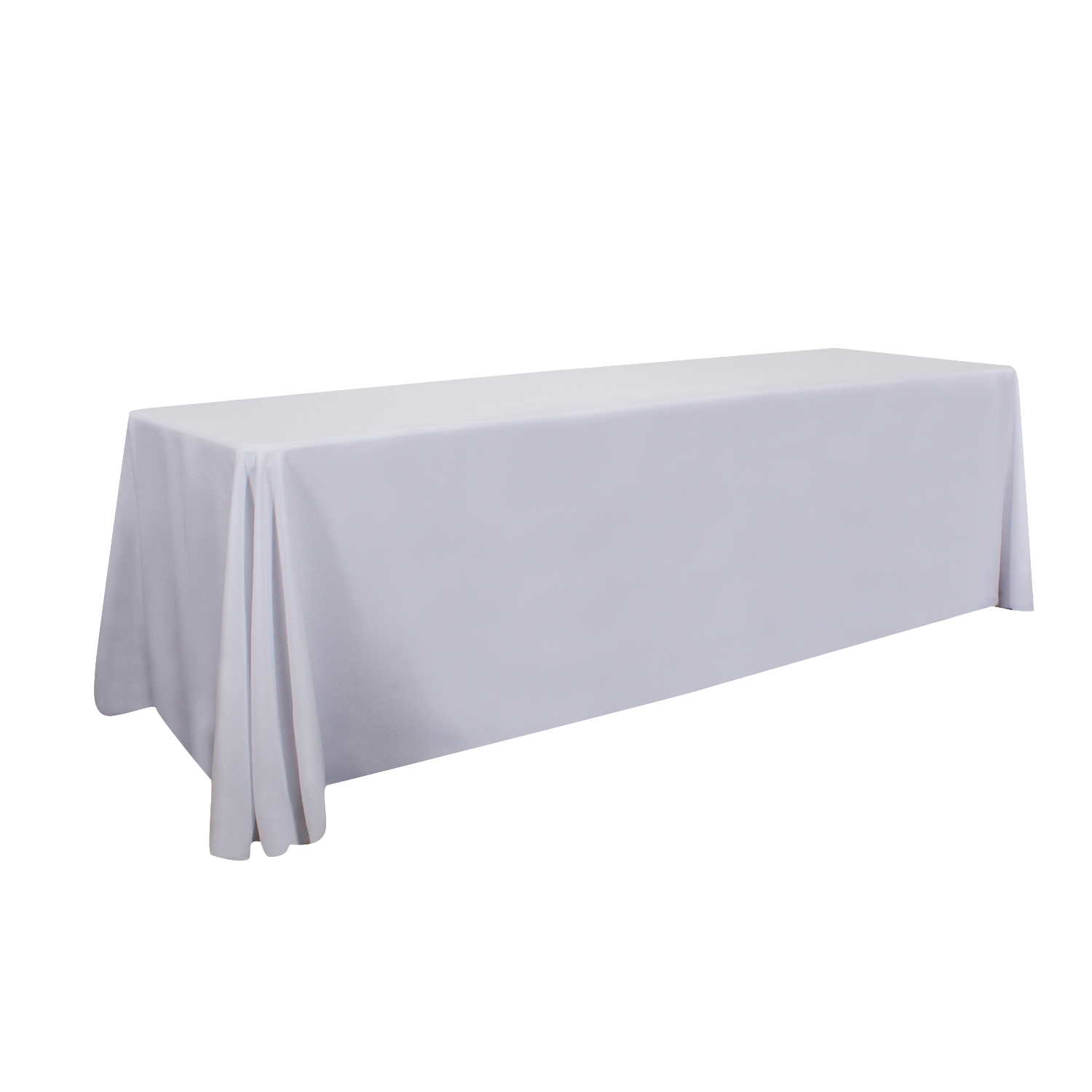 8' Stain-Resistant 3-Sided Table Throw (Unimprinted) 6