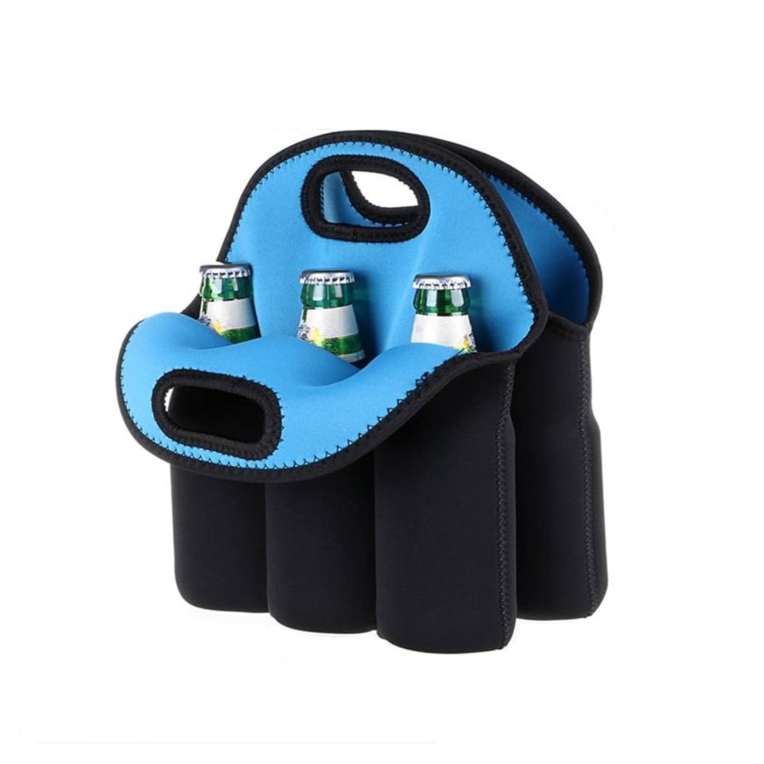 6 Pack Neoprene Beer Can Cooler, custom koozie with logo imprint 7