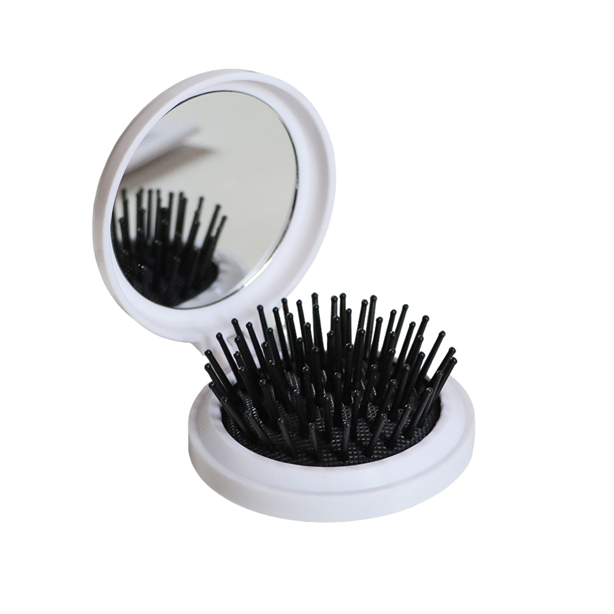Pocket Travel Hair Tool With Built In Mirror 2.6" 3