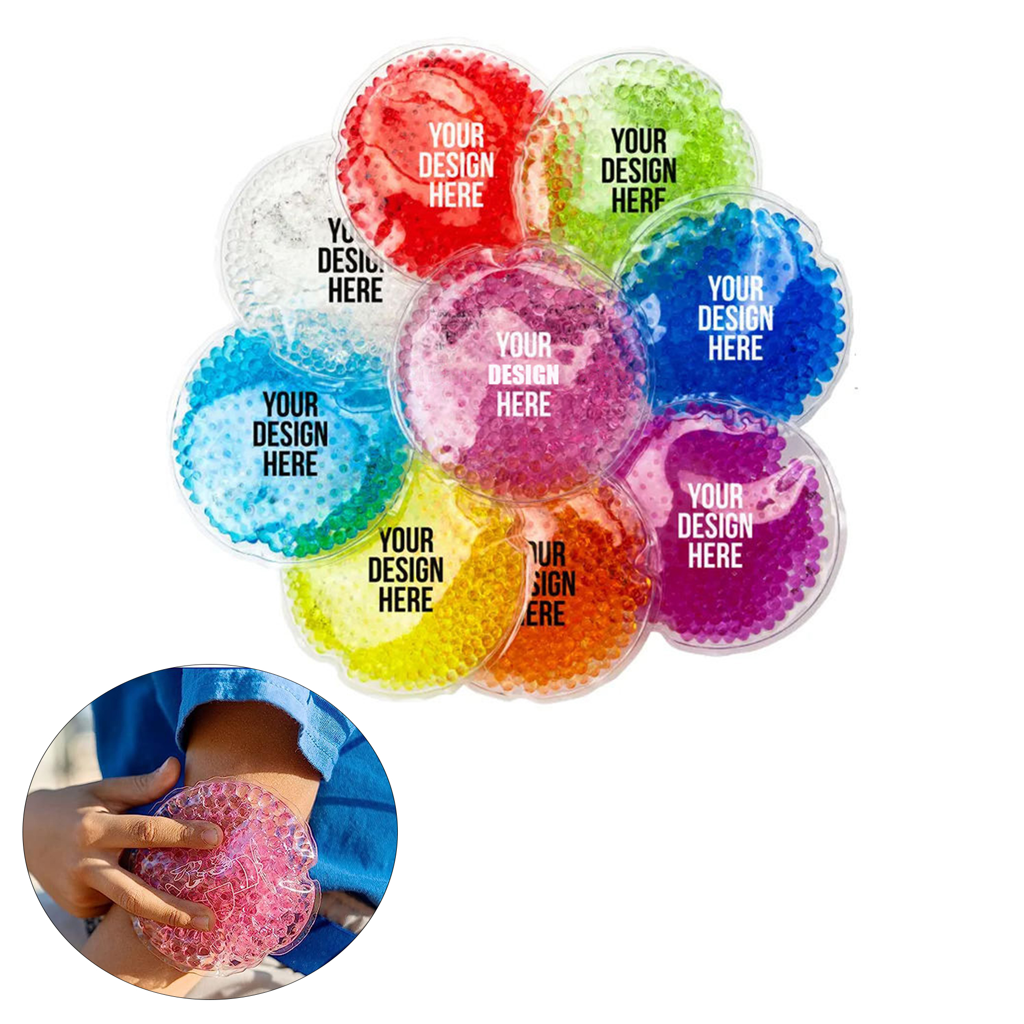 PVC Ice Hockey Gel Cold Hot Pack 1