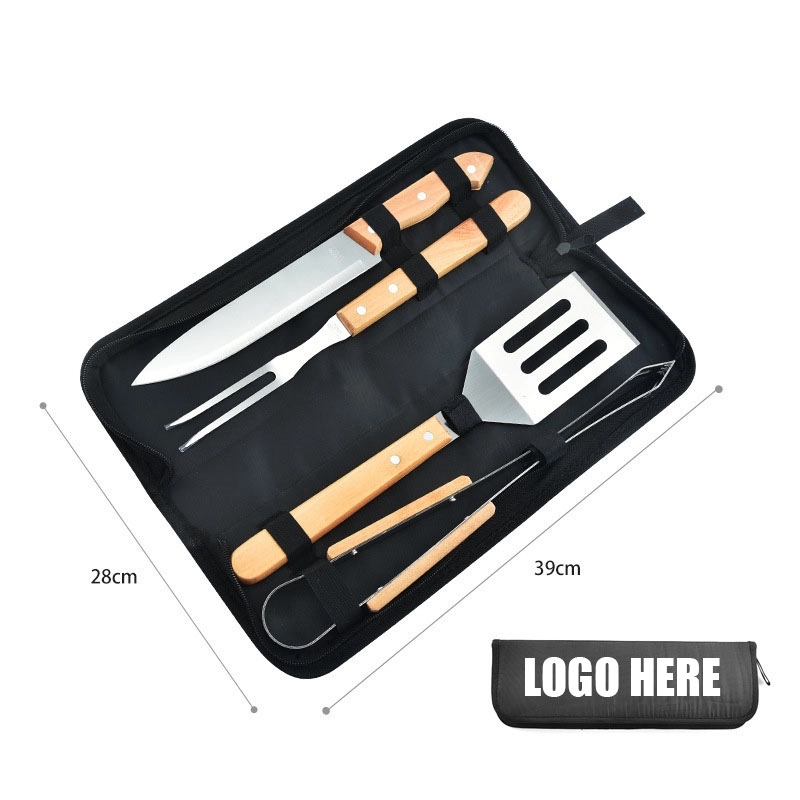 Barbecue Grill Tools Set 4Pcs 5