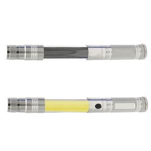 Magnetic Telescope Flashlight With Side Lamp And Adjustable Head 4