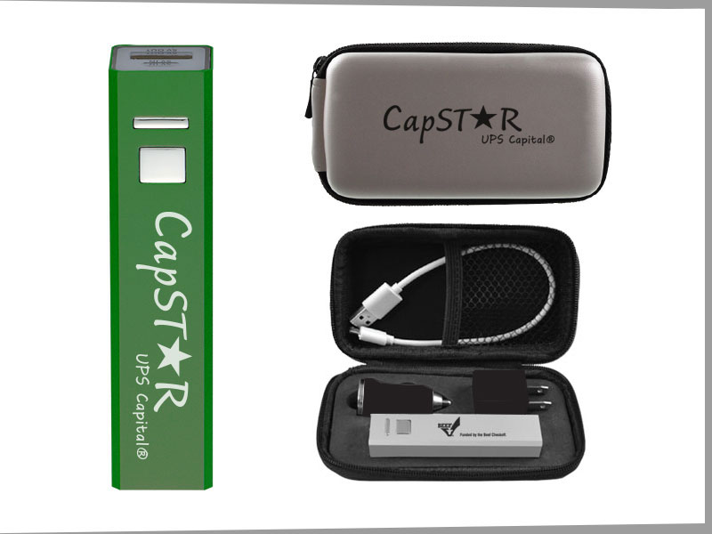 Topflite Traveler 2600mAh Power Bank Gift Set w/Ultra Case