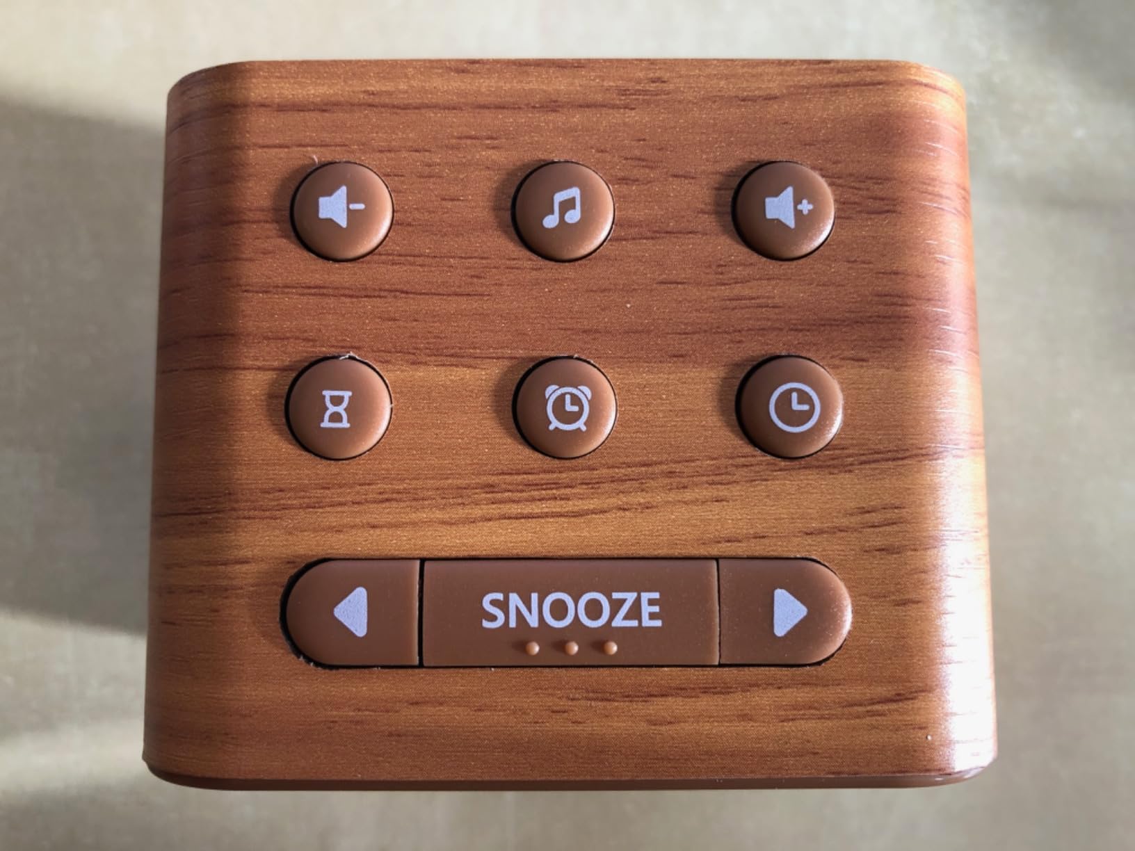 Wooden Sound Machine Alarm Clock for Bedrooms 10