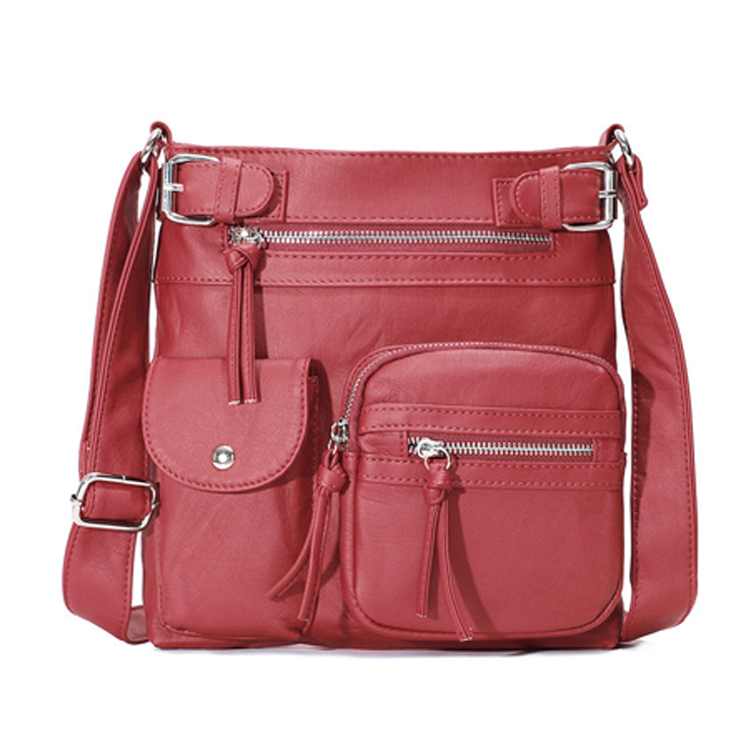 Fashion Niche PU Faux Leather Shoulder Bag 4