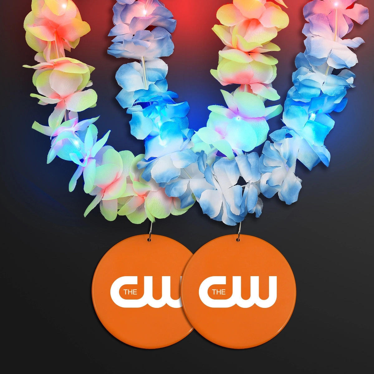 Light Up Hawaiian Leis with Custom Circle Medallion 21