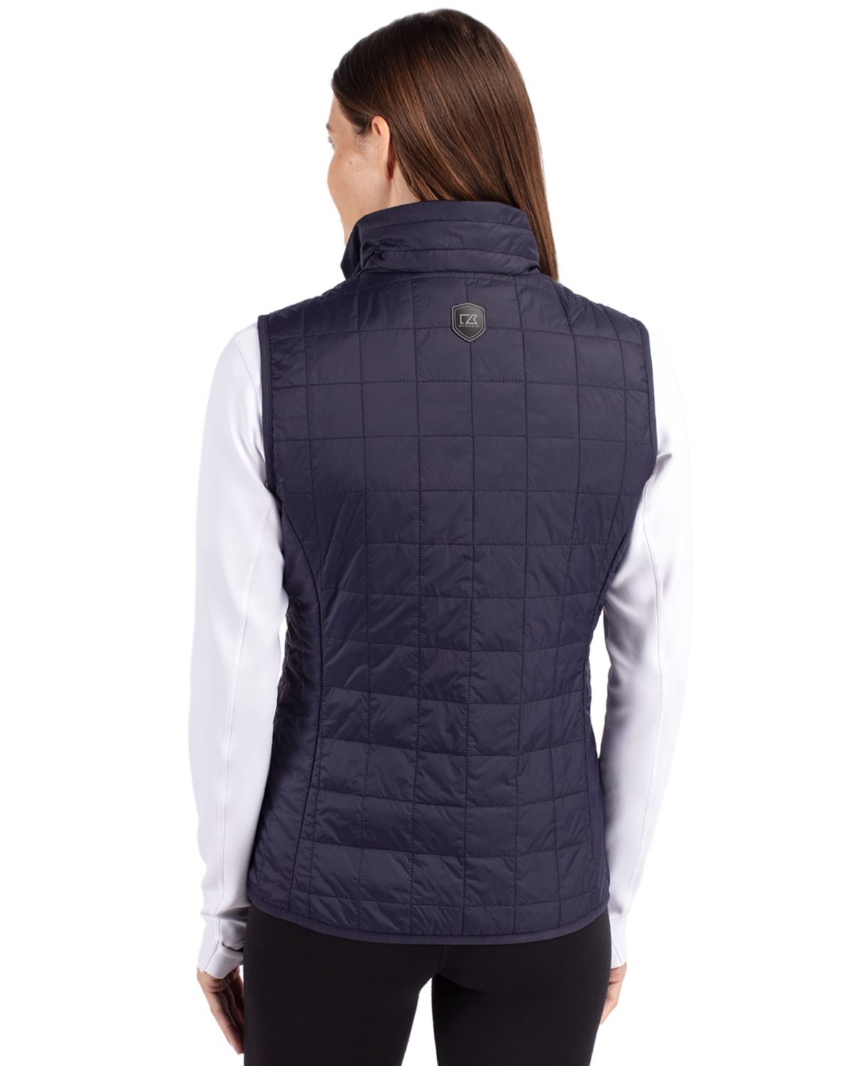 Cutter & Buck Rainier Recycled Insulated Puffer Womens Full Zip Vest 113