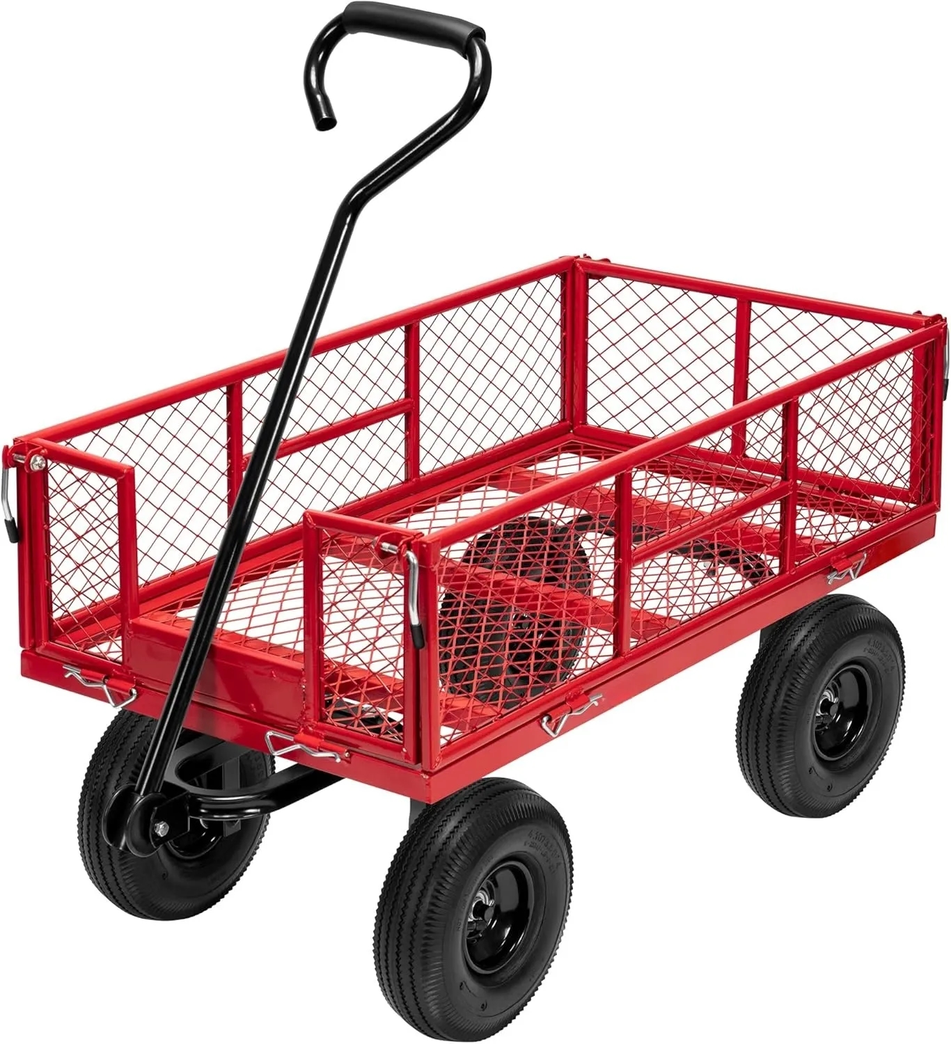 880 Lbs Capacity Mesh Steel Garden Cart 3