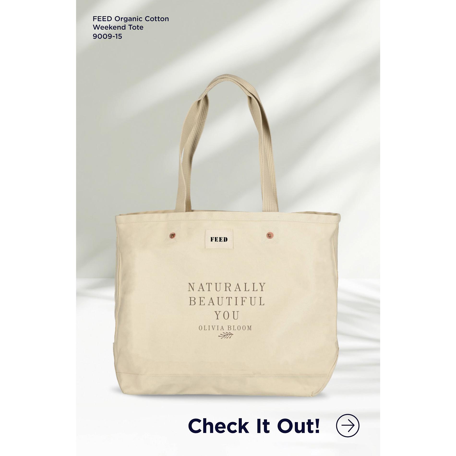 FEED Organic Cotton Weekend Tote 32
