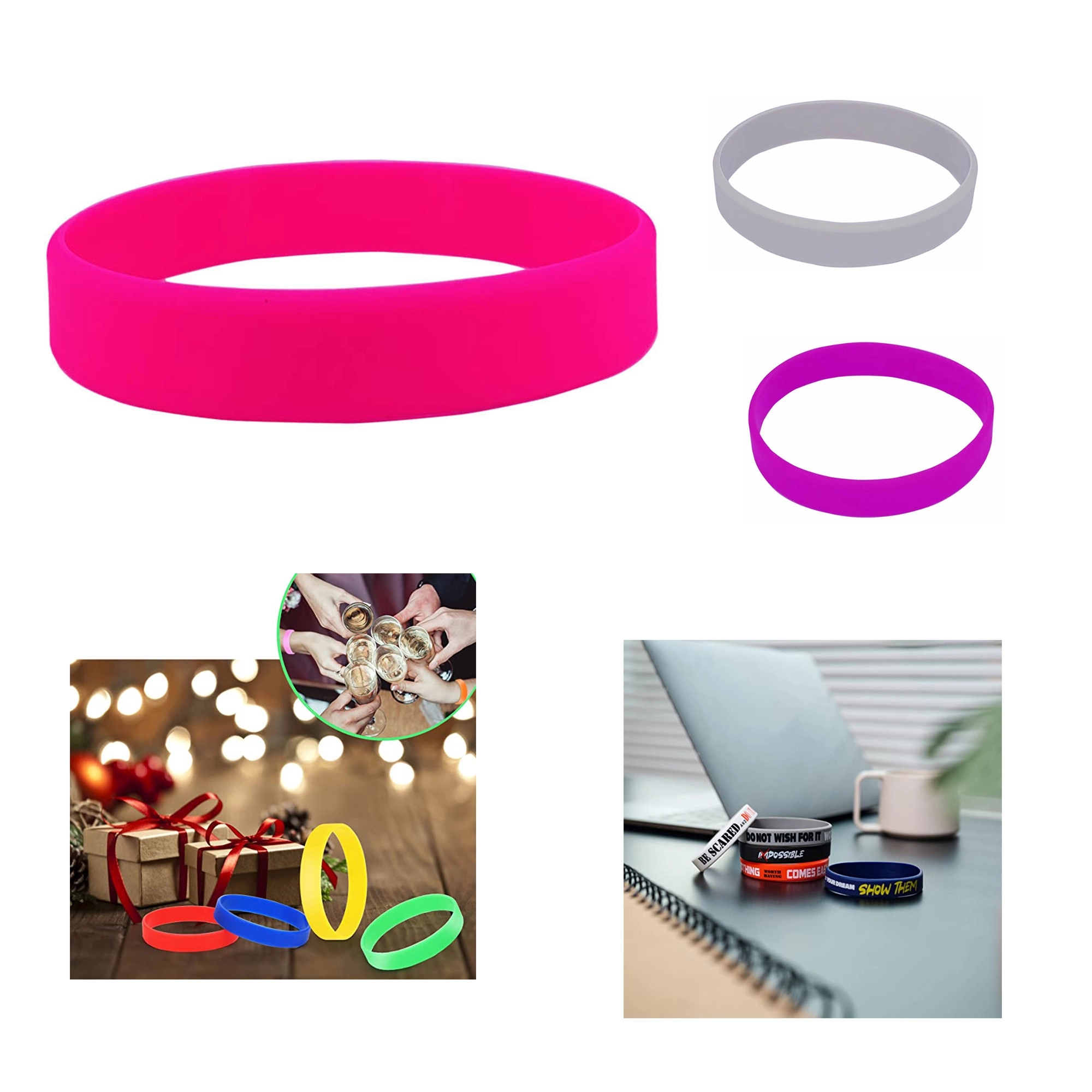 Promotional Wholesale Bracelet Awareness Wristband 3