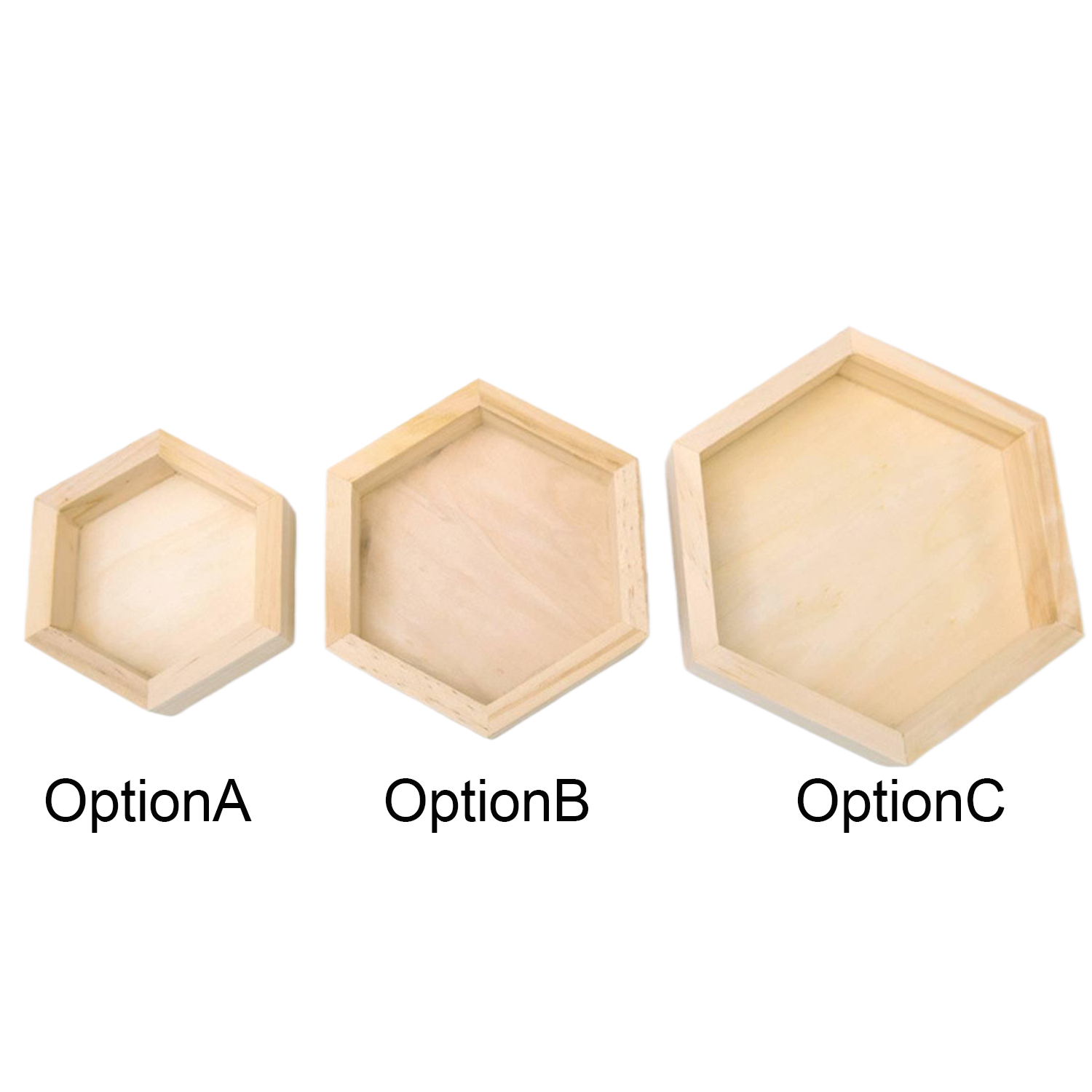 Wooden Hexagonal Jewelry Display Box 4