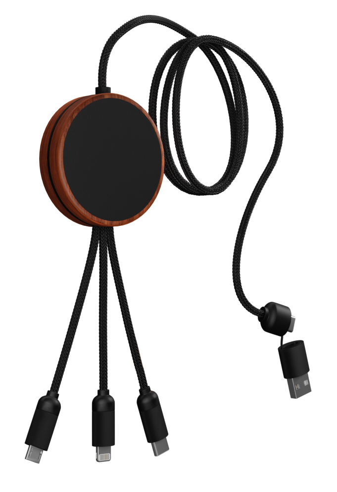 SCX Innovative Design™ 5-in-1 Bamboo 5W Wireless Charging Cable 31