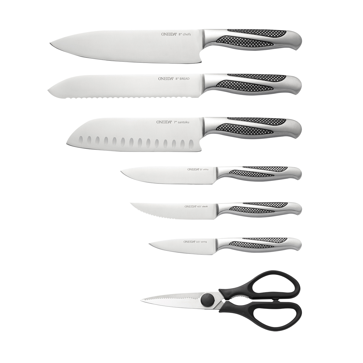 Oneida® 14 Piece Knife Set with Built-in Sharpener 18