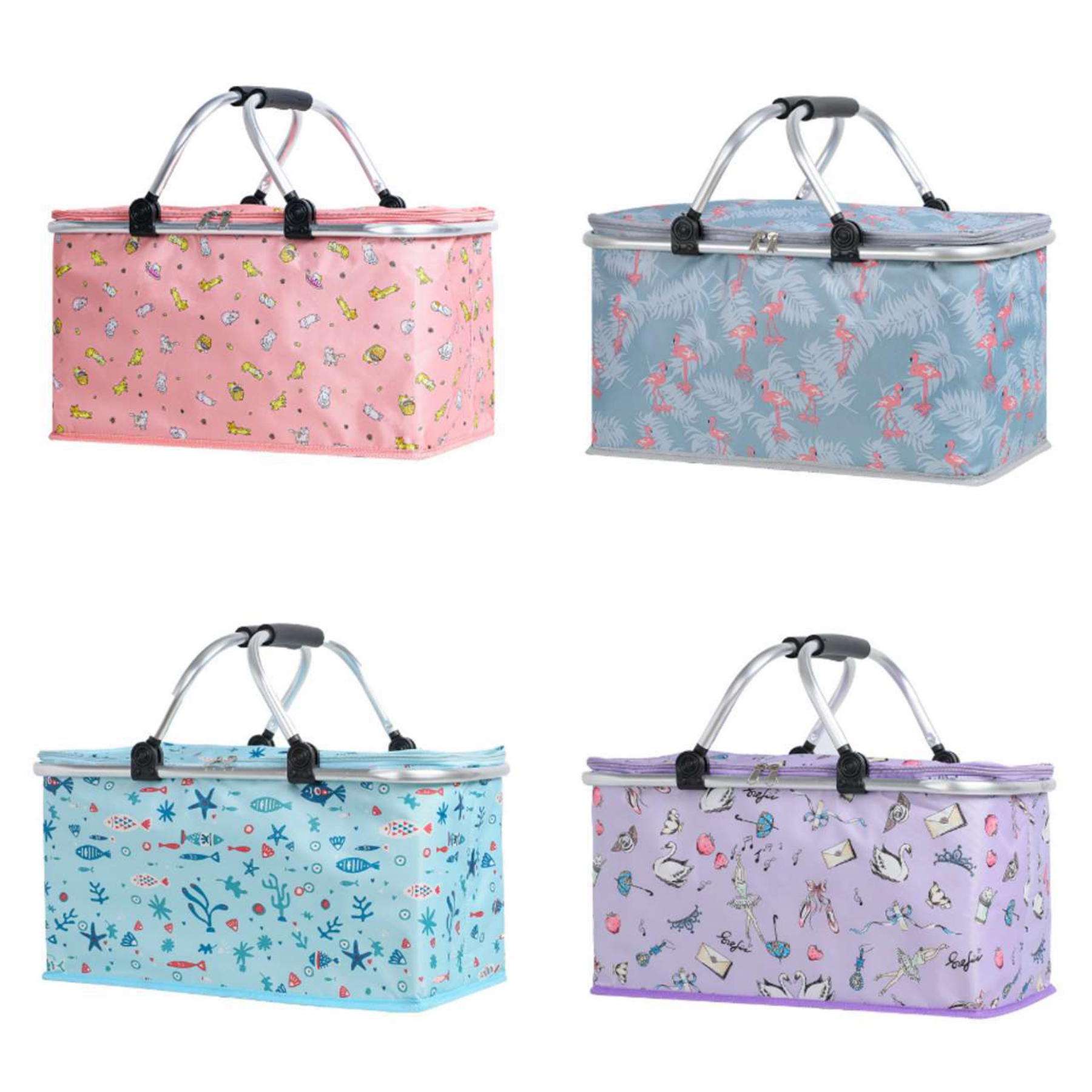 Foldable Picnic Insulated Cooler Basket 2
