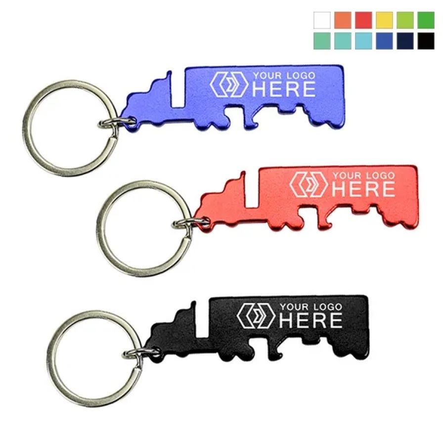 Truck Shaped Bottle Opener Keychain 2