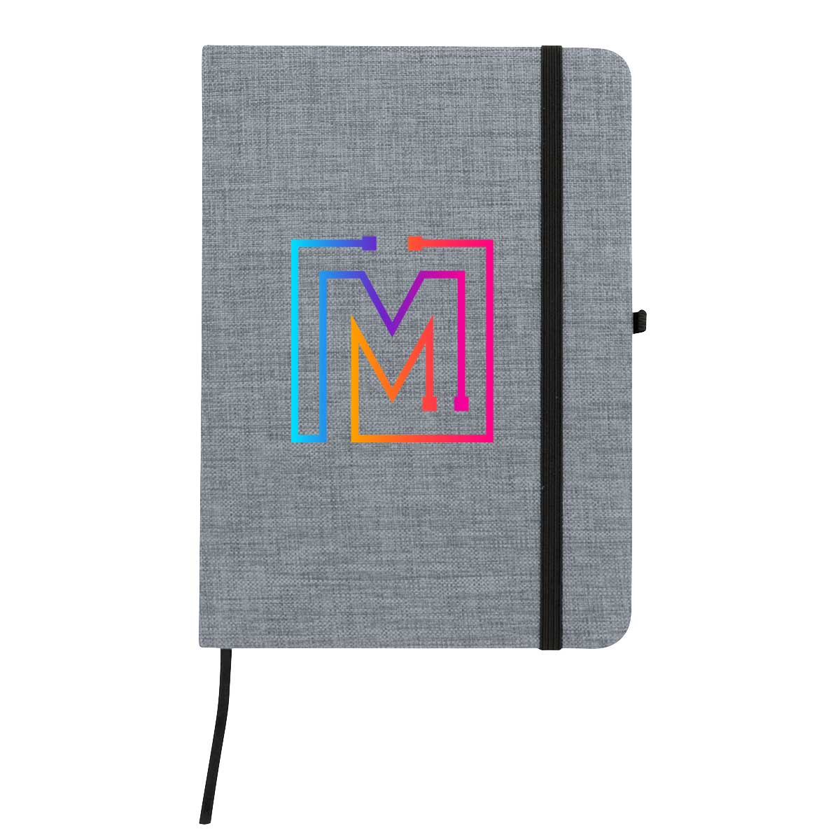 JORNIKOLOR RPET Heathered Journal with pen loop 7