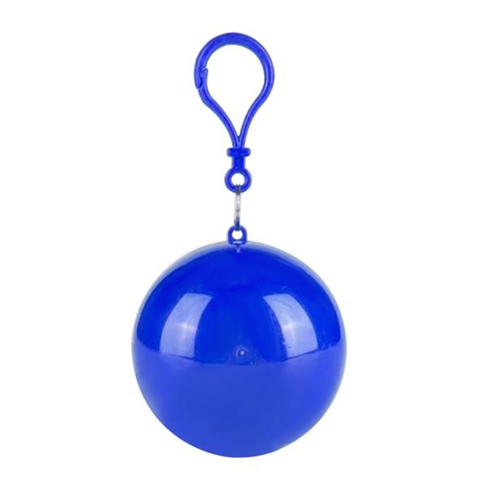 Disposable Portable Raincoat Poncho Ball Keychain 6