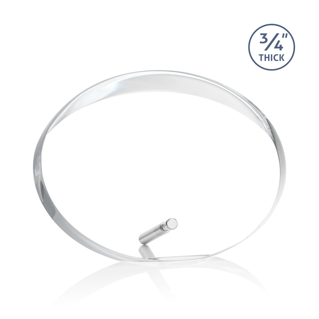 Mosaic Oval VividPrint™ Award - Silver 1