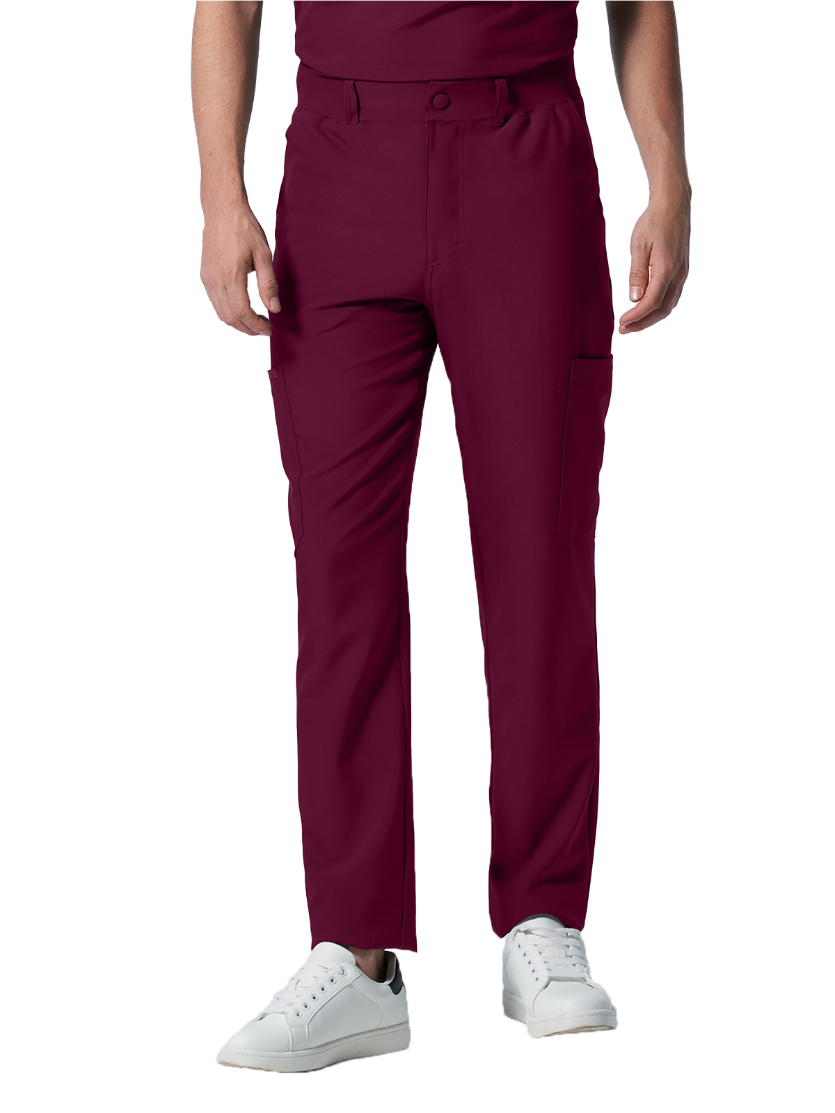 Landau - Forward - Men's Eight-Pocket Mid-Rise Rib-Knit Elastic Waist Cargo Pant 11