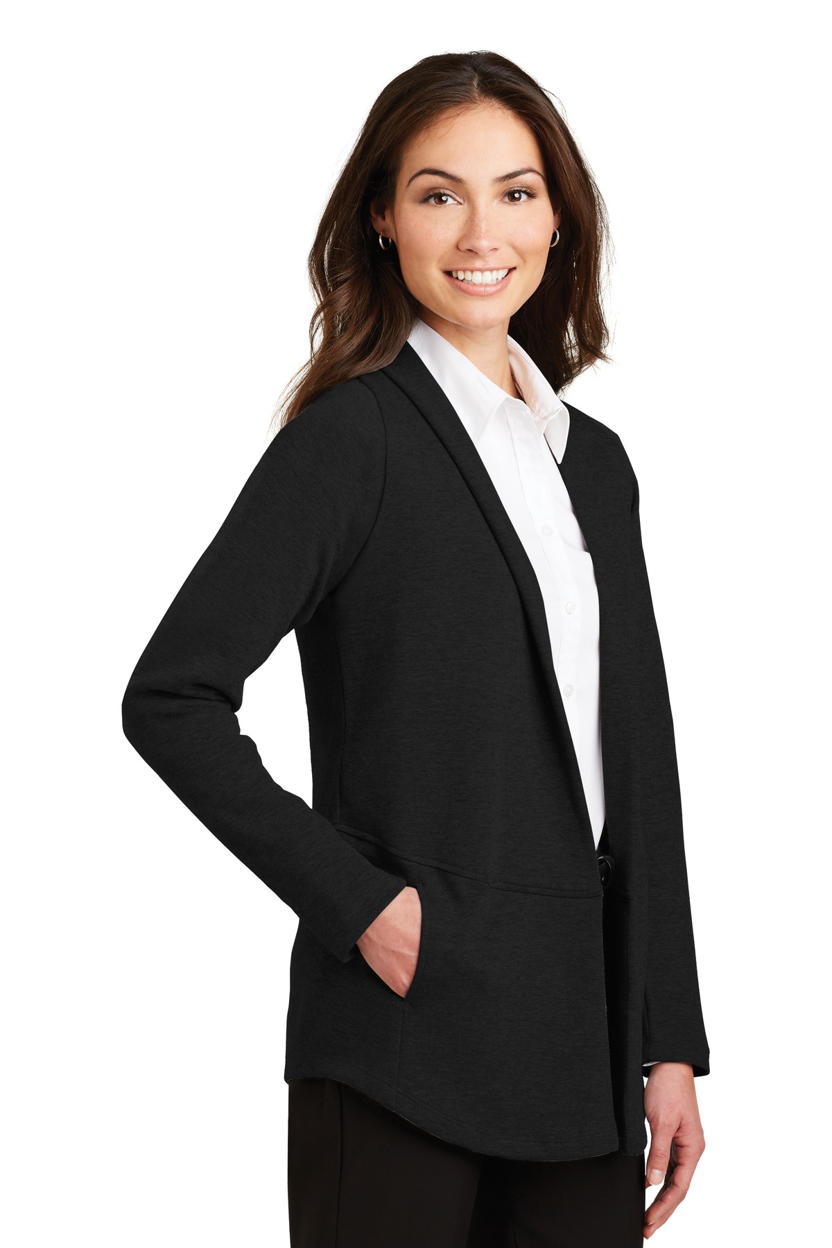 Port Authority Women's Interlock Cardigan. L807 22