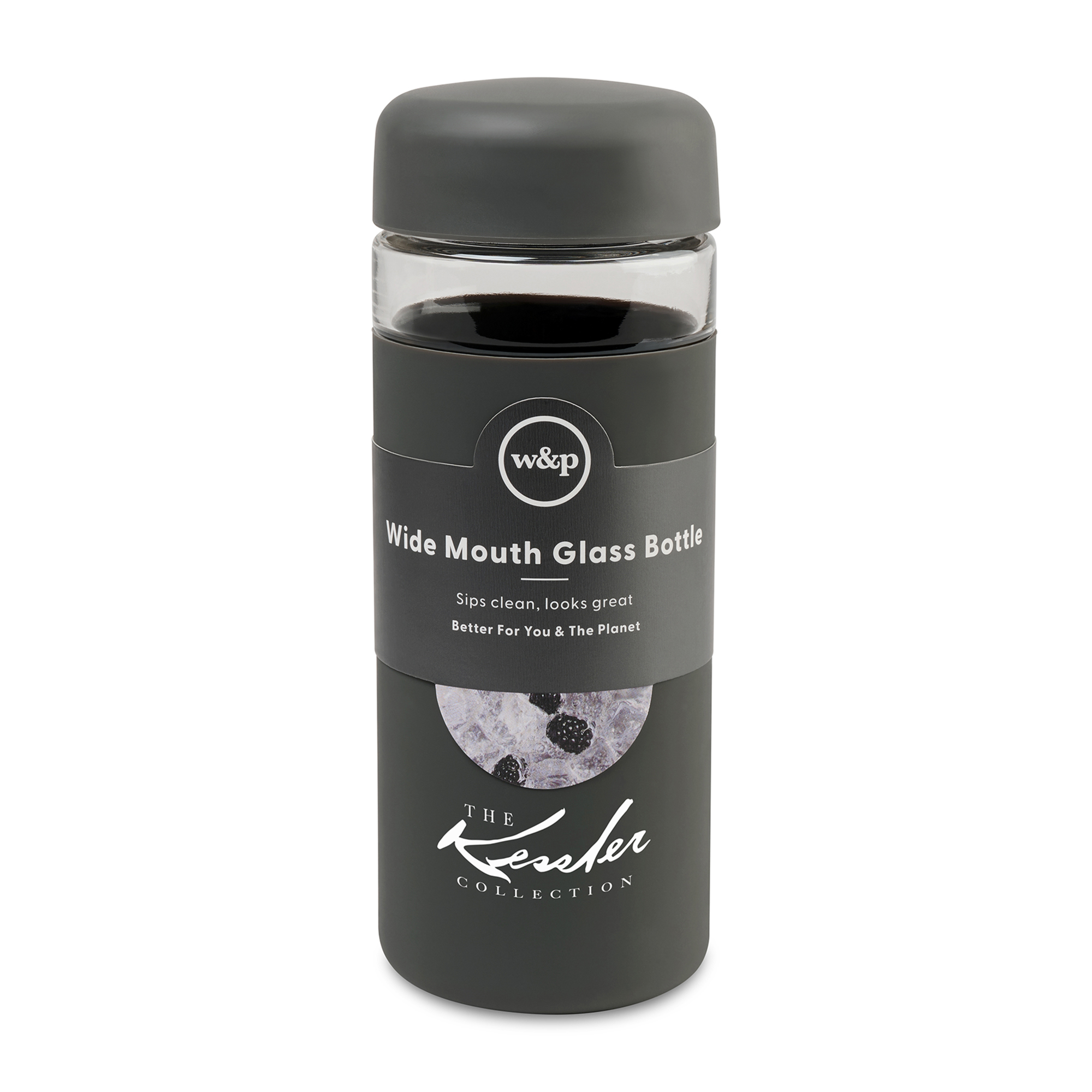 W&P Wide Mouth Glass Bottle 16 Oz. 9
