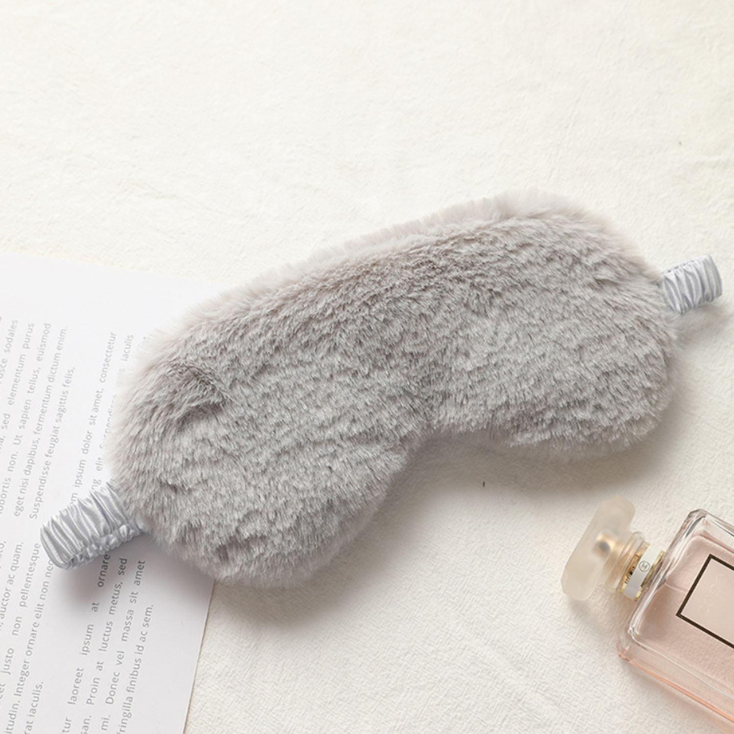 Rabbit Hair Blackout Sleep Mask 3