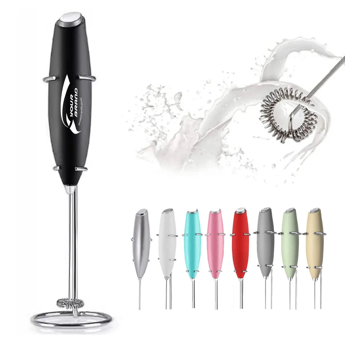 Powerful Milk Frother Handheld Foam Maker for Drink Mixer 3