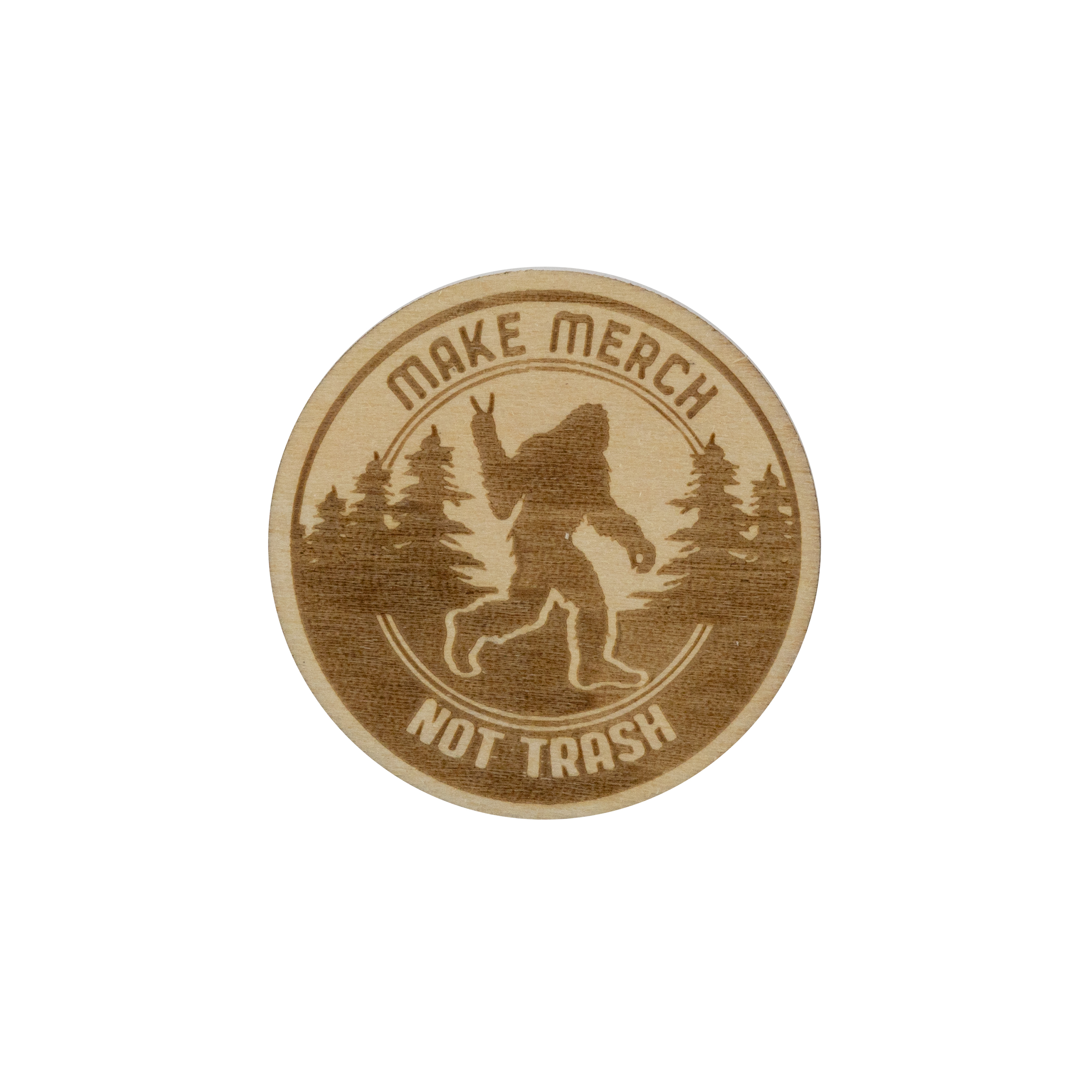 Wood Lapel Pins Engraved (1") 3