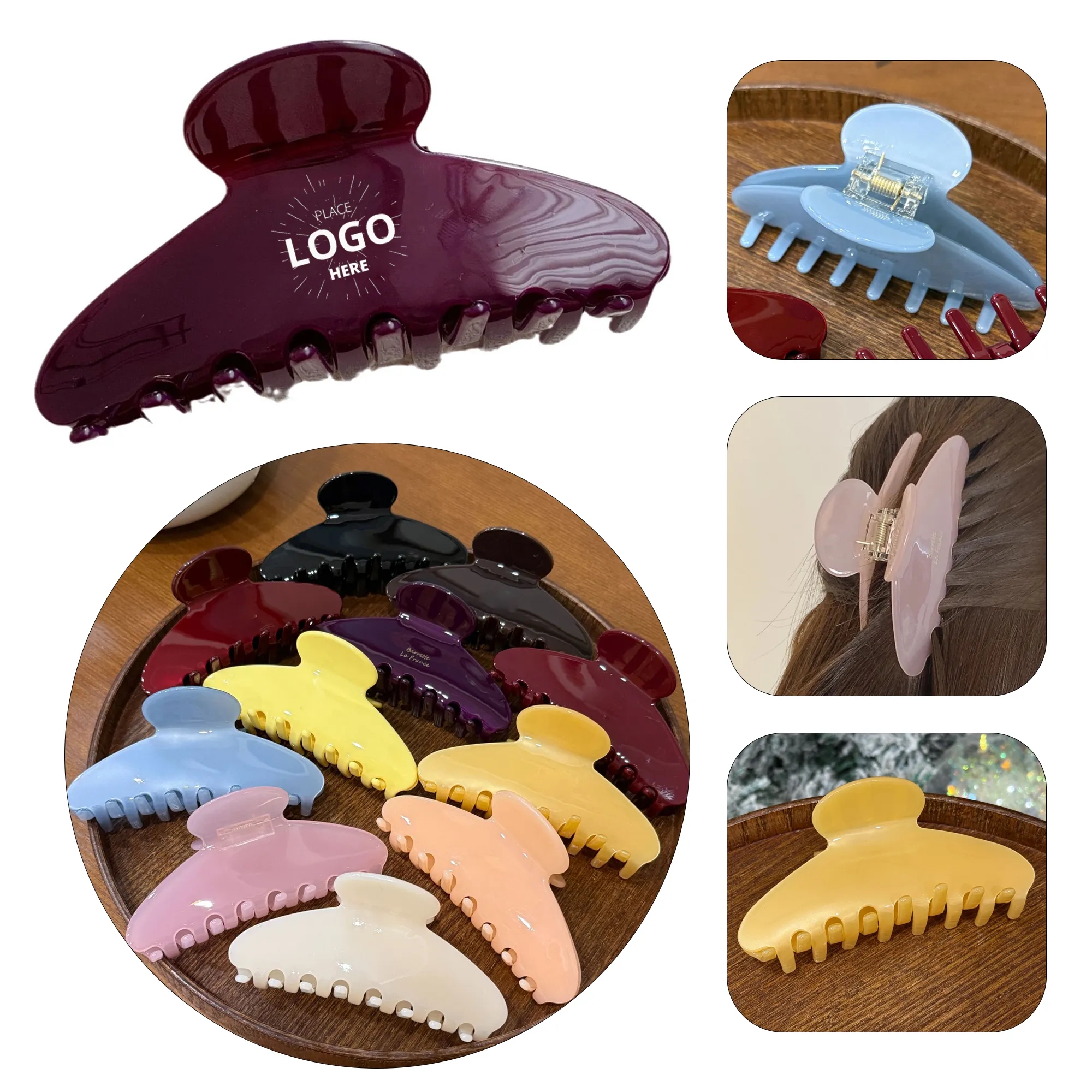 Classic Simple Shark Hairpin 3