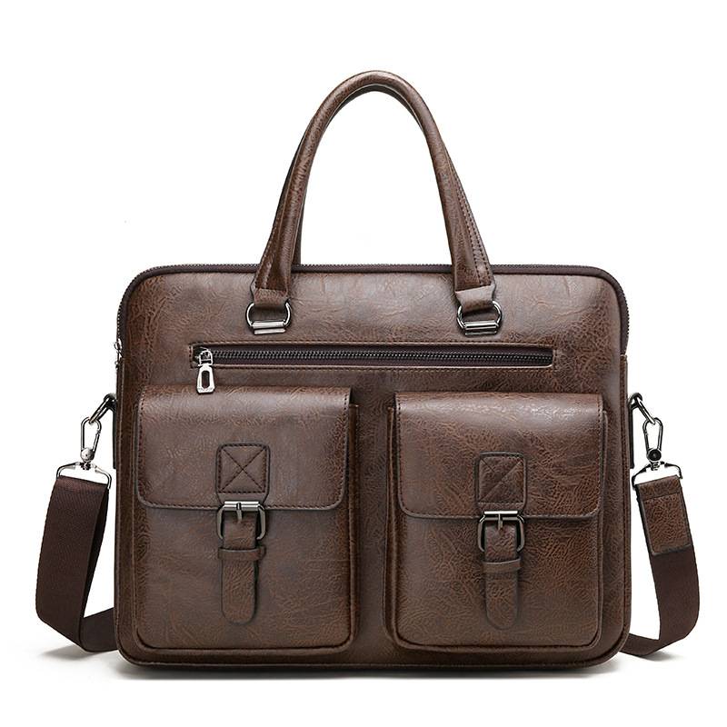 PU Leather Handheld Computer Crossbody Bag 1