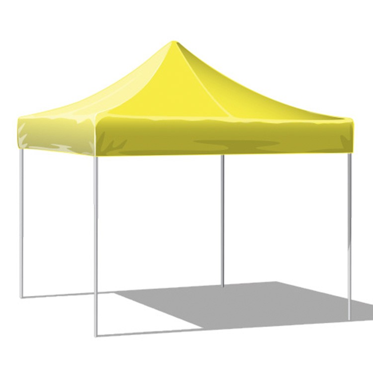 10x10 Canopy plain yellow top 2