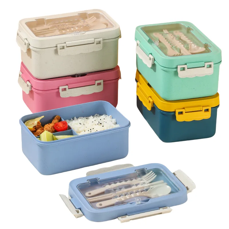 Wheat Straw Lunch Box Set 7