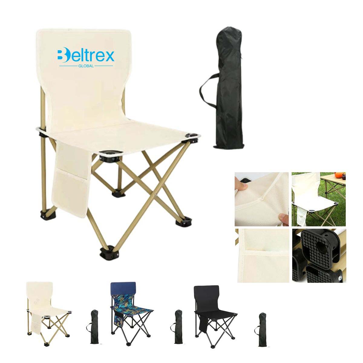 Sturdy Steel Frame Foldable Outdoor Chair 3
