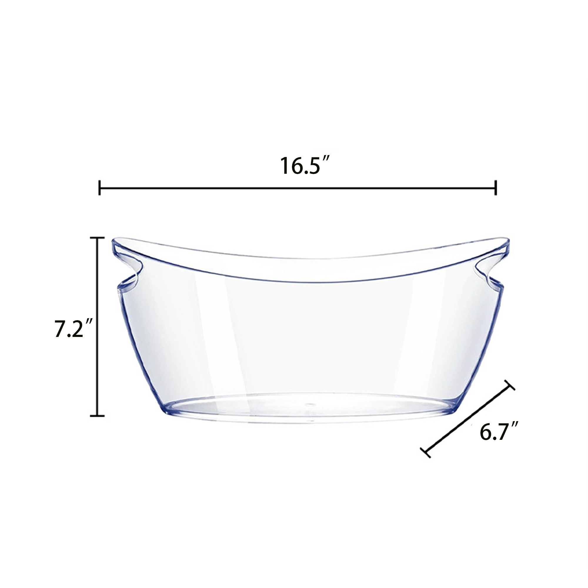 5-liter boat-shaped champagne bucket with ice scoop 4