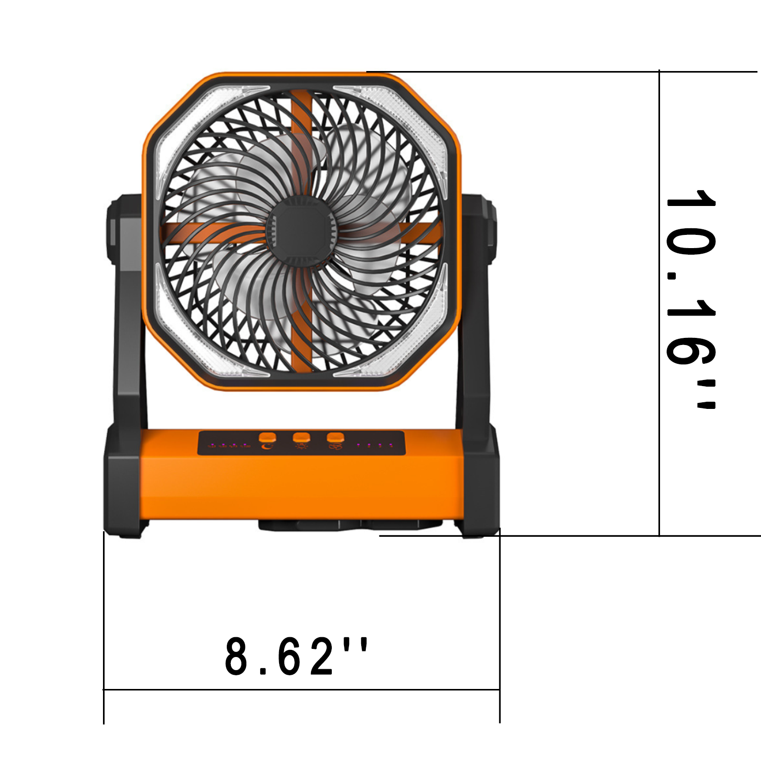 20000mAh Rechargeable Light Camping Fan 8