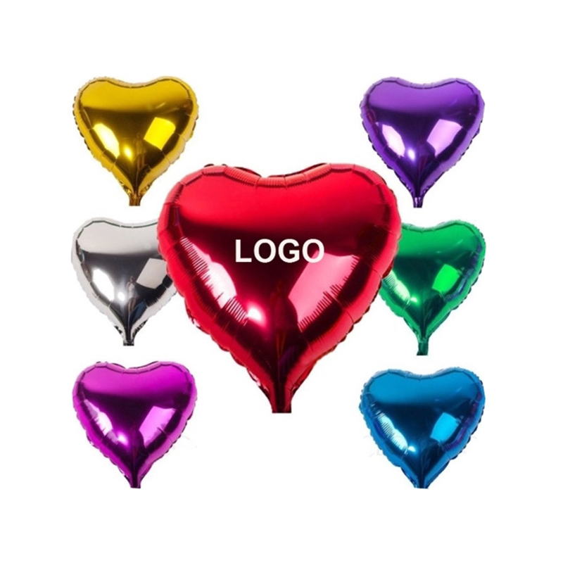 Helium Balloon 10" Heart-shape Latex 2