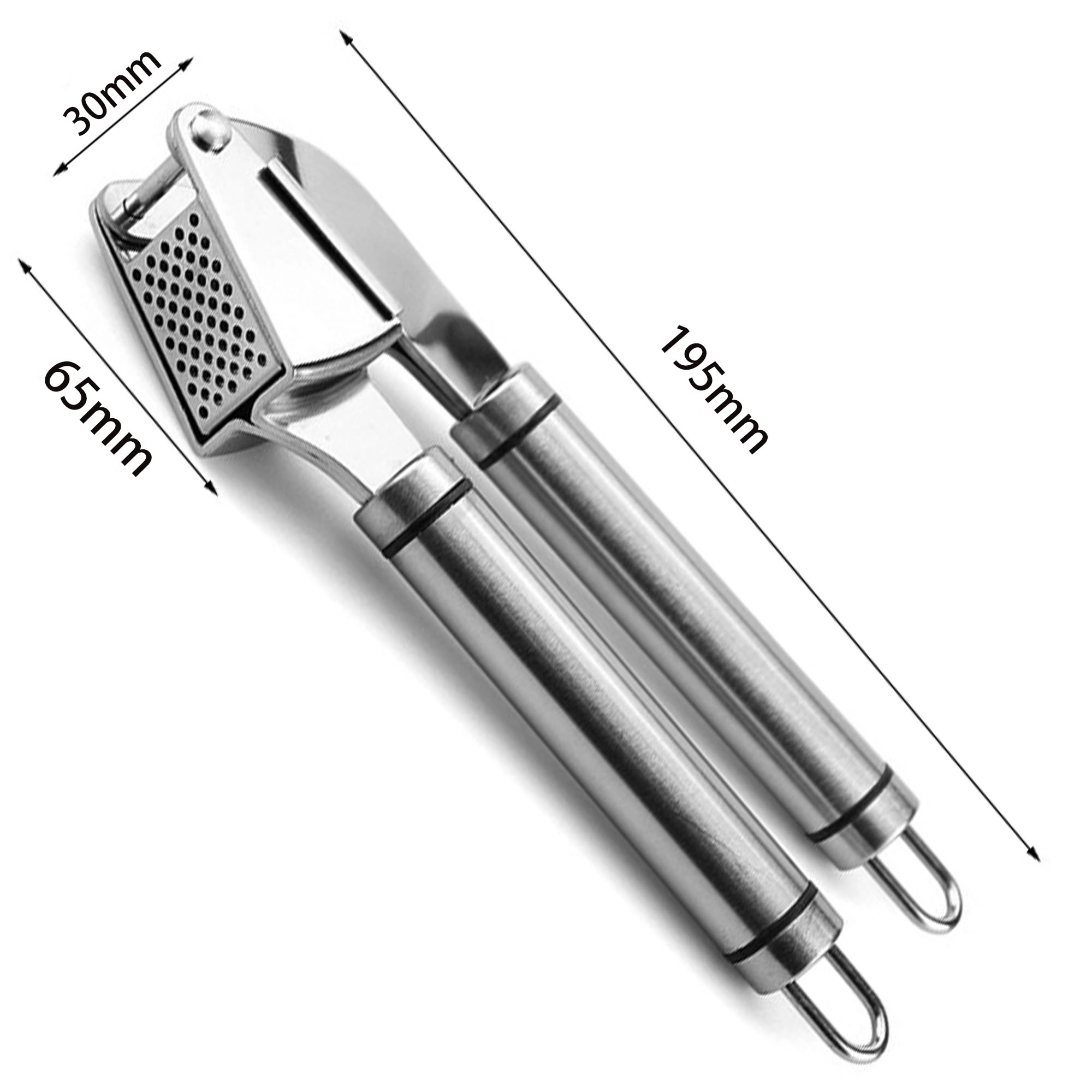 Stainless Steel Garlic Press 4
