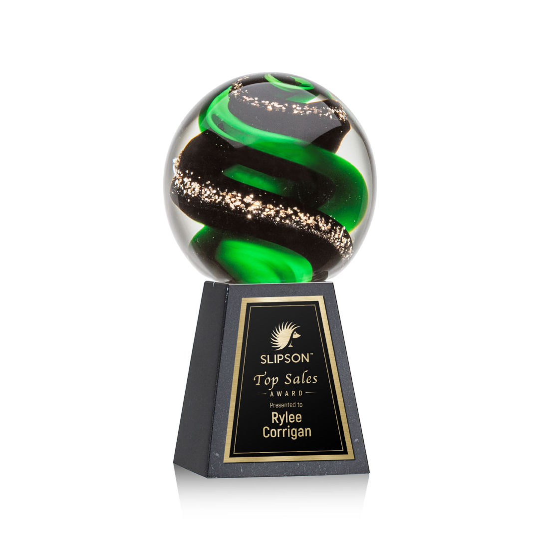 Zodiac Award on Tall Marble 6