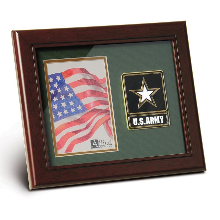 Go Army Medallion 4-Inch by 6-Inch Portrait Picture Frame 1