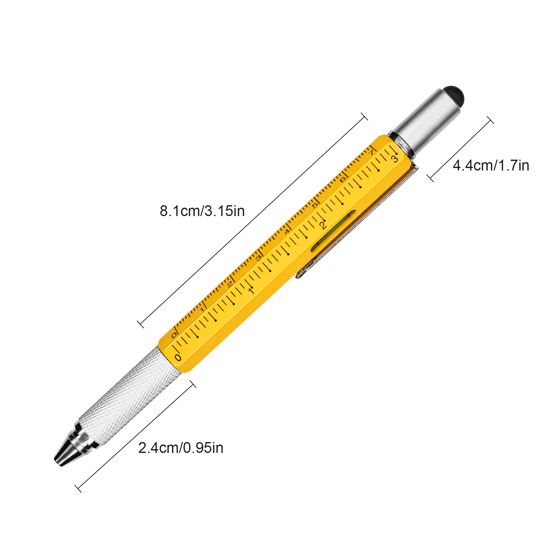 Metal 6-In-1 Multi Function Tool Pen 15
