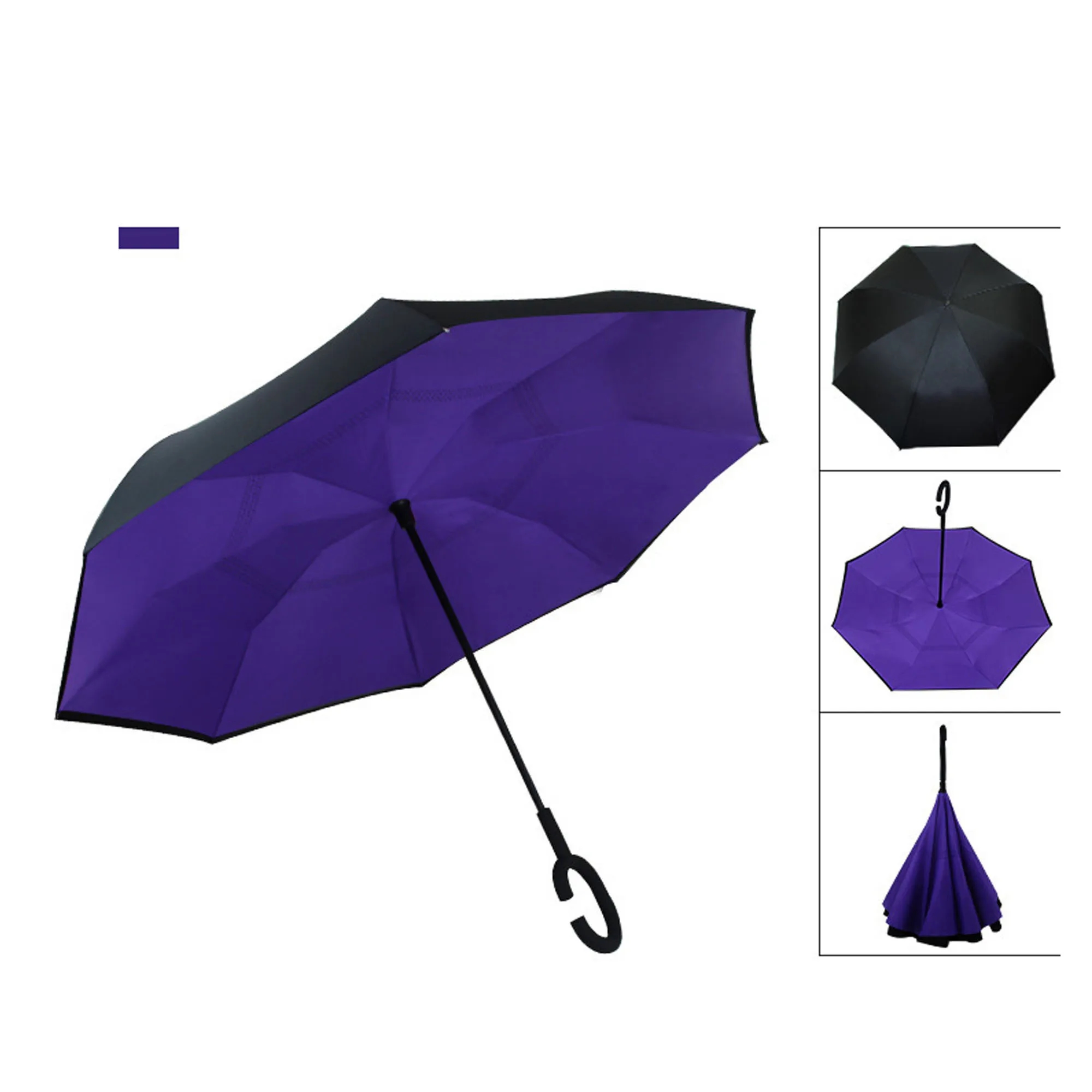 C Handle Reverse Umbrella 16