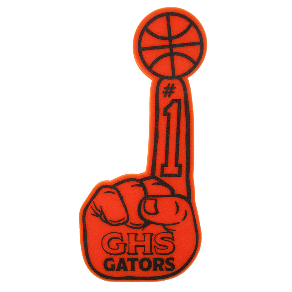 18" #1 Foam Finger with Ball 12