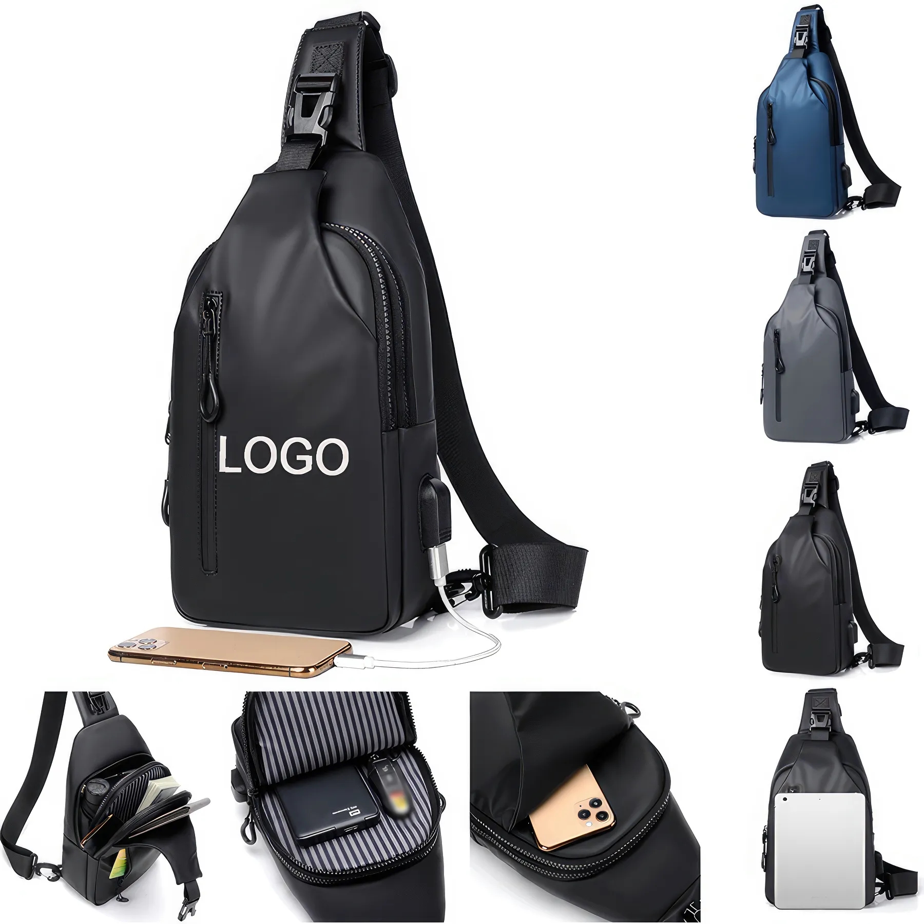 Multi-Functional Business Leisure Crossbody Bag 2