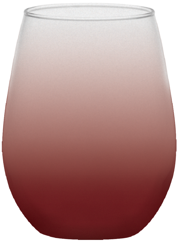5 oz. Stemless White Wine, custom glassware with logo imprint 26
