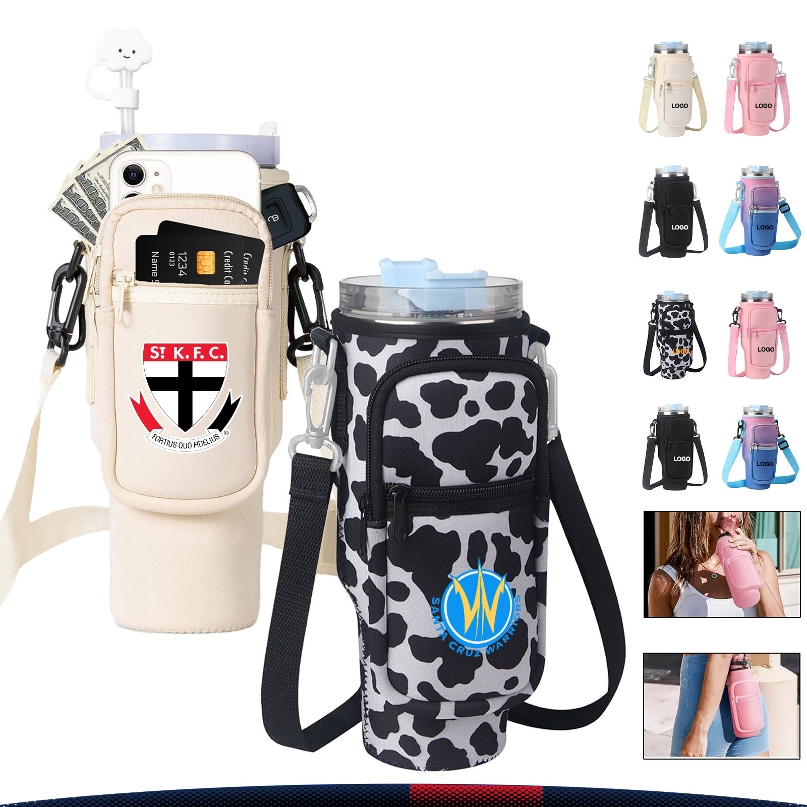 Amber Water Bottle Carrier Bag 9