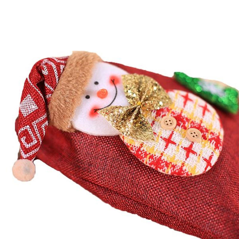 11 3/4 " Christmas Drawstring Candy Bags Apple 5