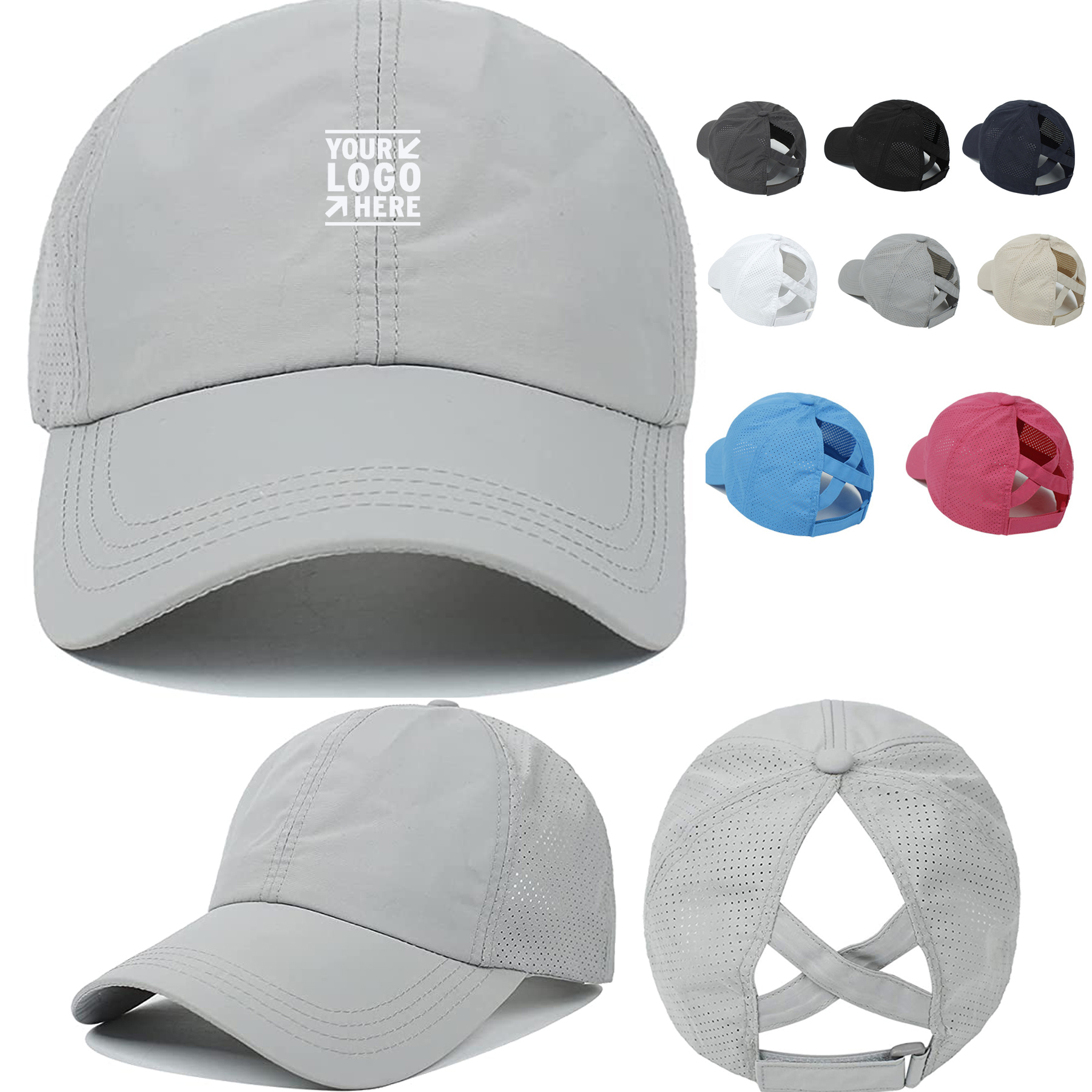 Criss Cross Ponytail Hat