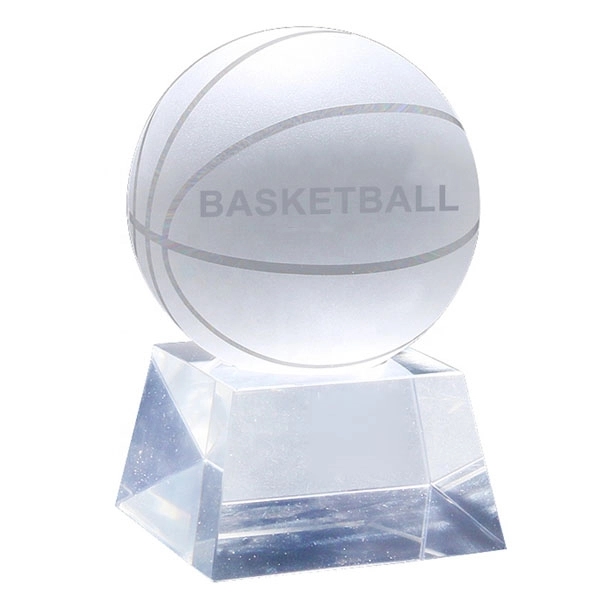 Crystal Basketball Sports Award 6