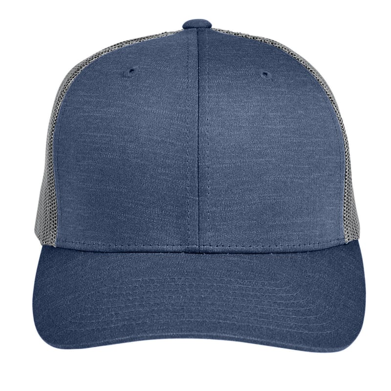 Team 365 By Yupoong® Adult Zone Sonic Heather Trucker Cap 7